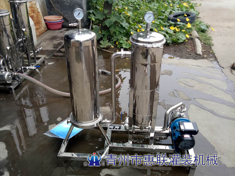 兩頭樹脂柱式催陳過濾機(jī)